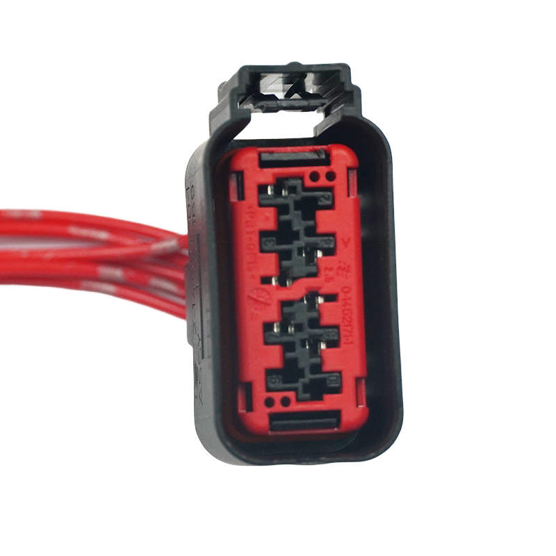 Car door lock connection wiring harness