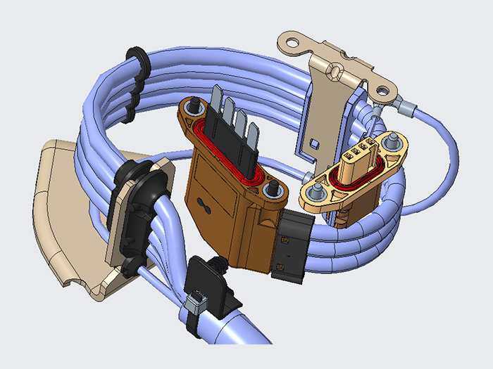 Chassis control wiring harness